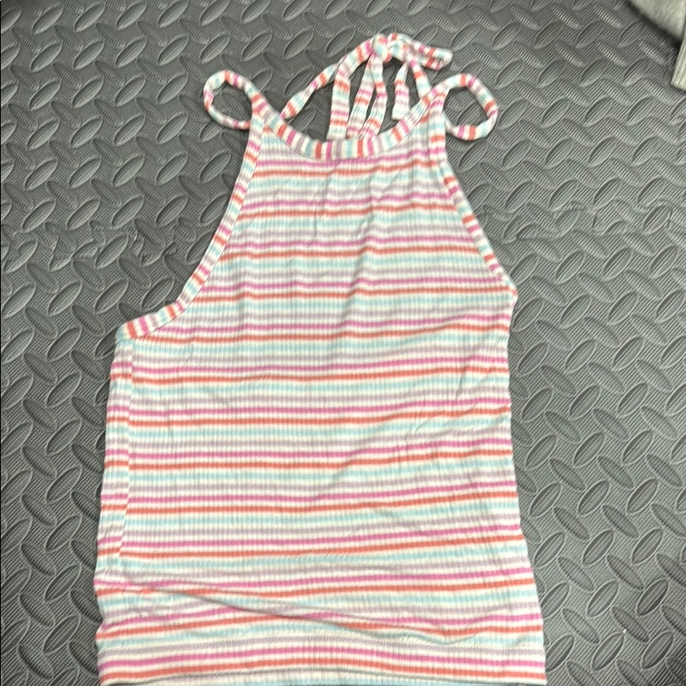 American Eagle Multicolor Striped Top